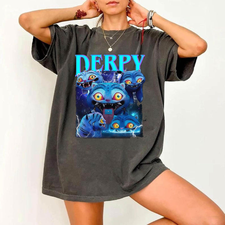 Kpop Demon Hunters Tiger Shirt, Derpy the Tiger And Bird Demon Hunter Tiger Tee, Hunters Tiger fan, Kpop Saja Boys Shirt, Kpop Demon Hunters