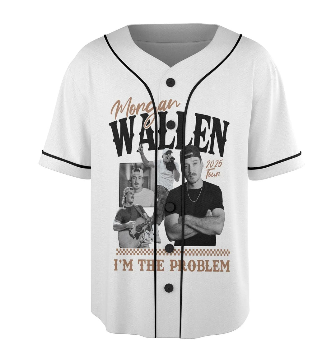 Morgan I'm The Problem Tour 2025 Jersey, Wallen Concert 2025, Mor-gan Wallen Fan Jersey