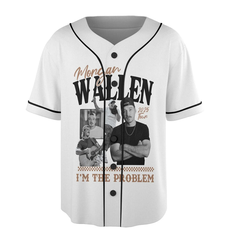 Morgan I'm The Problem Tour 2025 Jersey, Wallen Concert 2025, Mor-gan Wallen Fan Jersey