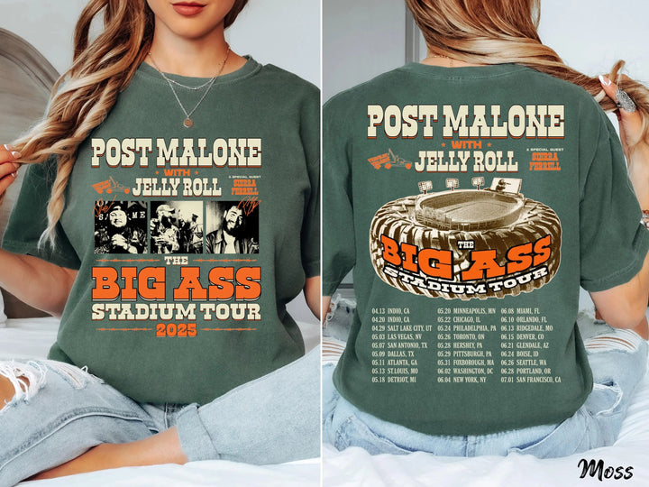 Post Malone Tour Shirt, Big Ass Stadium Tour shirt