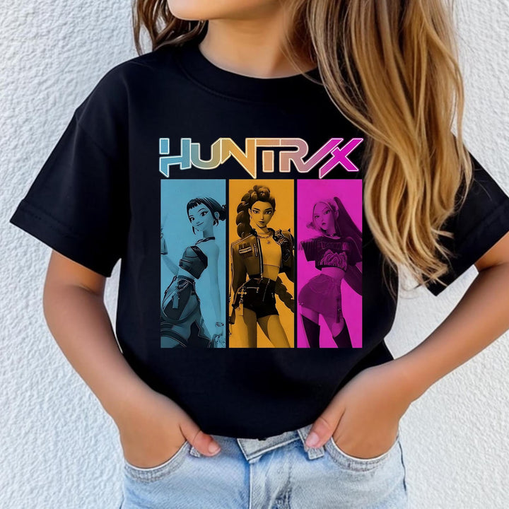 Huntrix Girls Shirt,Kpop Demon Hunters T-shirt,Vintage Huntrix Shirt
