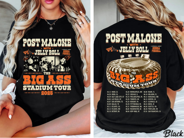 Post Malone Tour Shirt, Big Ass Stadium Tour shirt