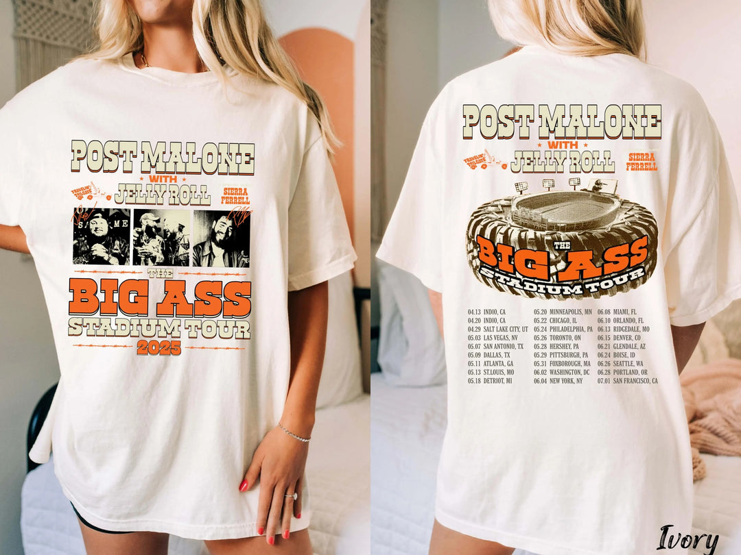Post Malone Tour Shirt, Big Ass Stadium Tour shirt