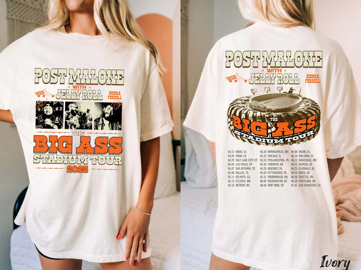 Post Malone Tour Shirt, Big Ass Stadium Tour shirt