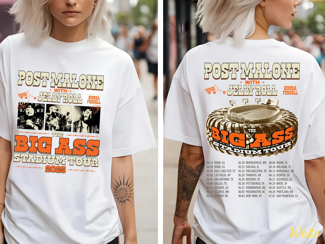 Post Malone Tour Shirt, Big Ass Stadium Tour shirt