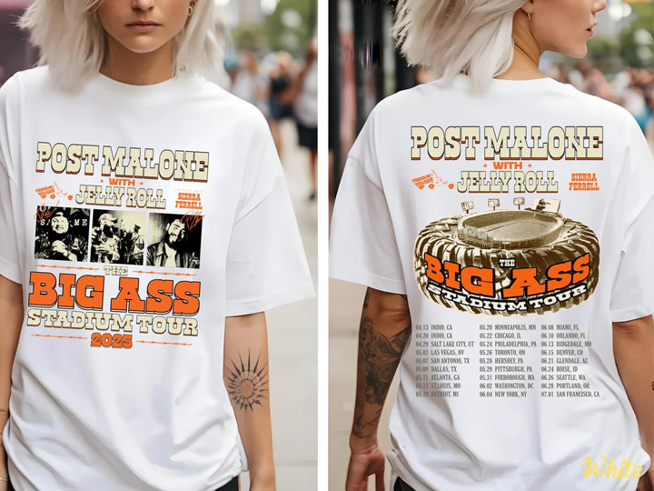 Post Malone Tour Shirt, Big Ass Stadium Tour shirt