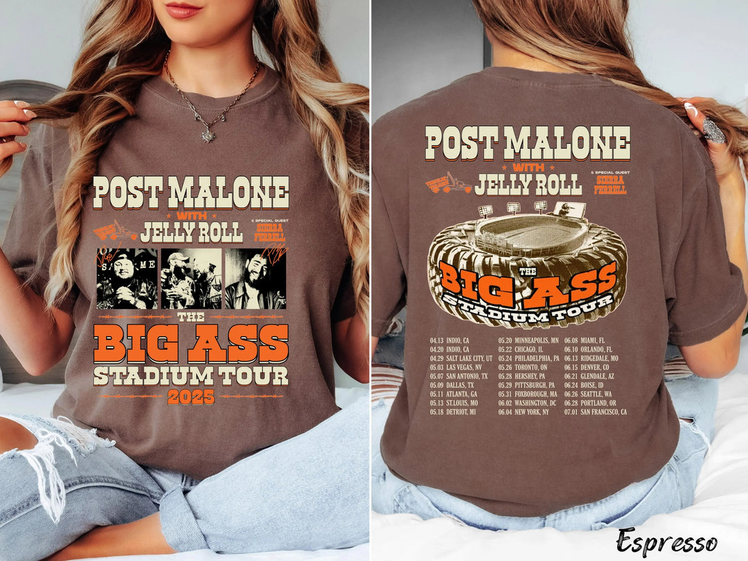 Post Malone Tour Shirt, Big Ass Stadium Tour shirt