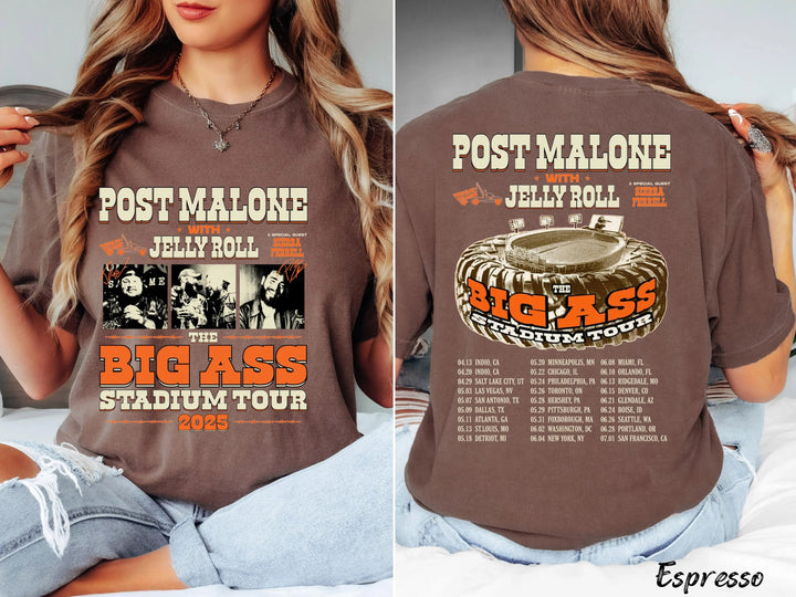 Post Malone Tour Shirt, Big Ass Stadium Tour shirt