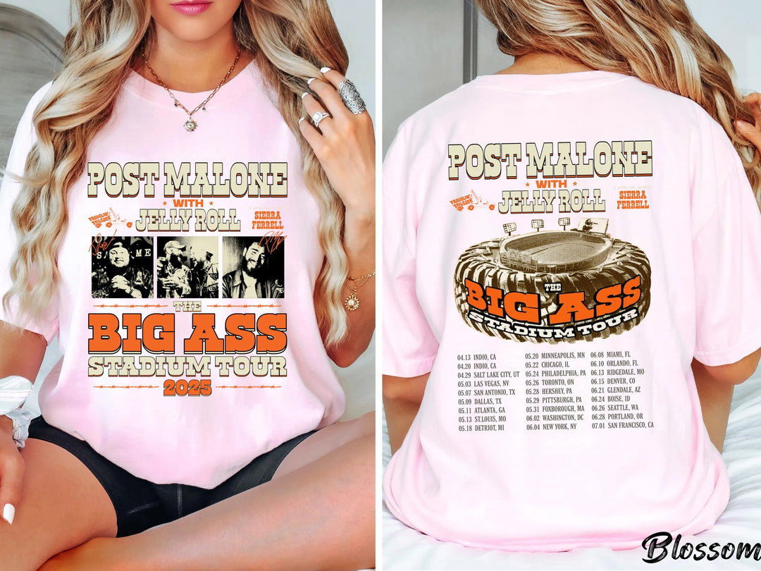 Post Malone Tour Shirt, Big Ass Stadium Tour shirt