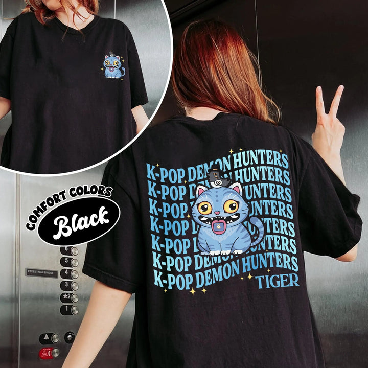 Kpop Demon Hunters Tiger PNG Digital Download, Demon Hunter Tiger Tee
