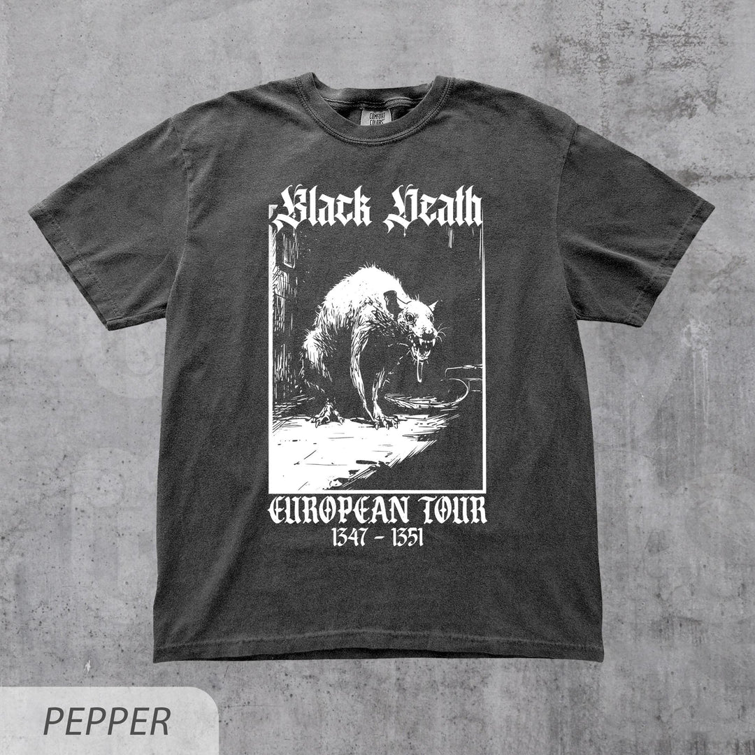 Black Death European Tour Vintage Graphic T-Shirt