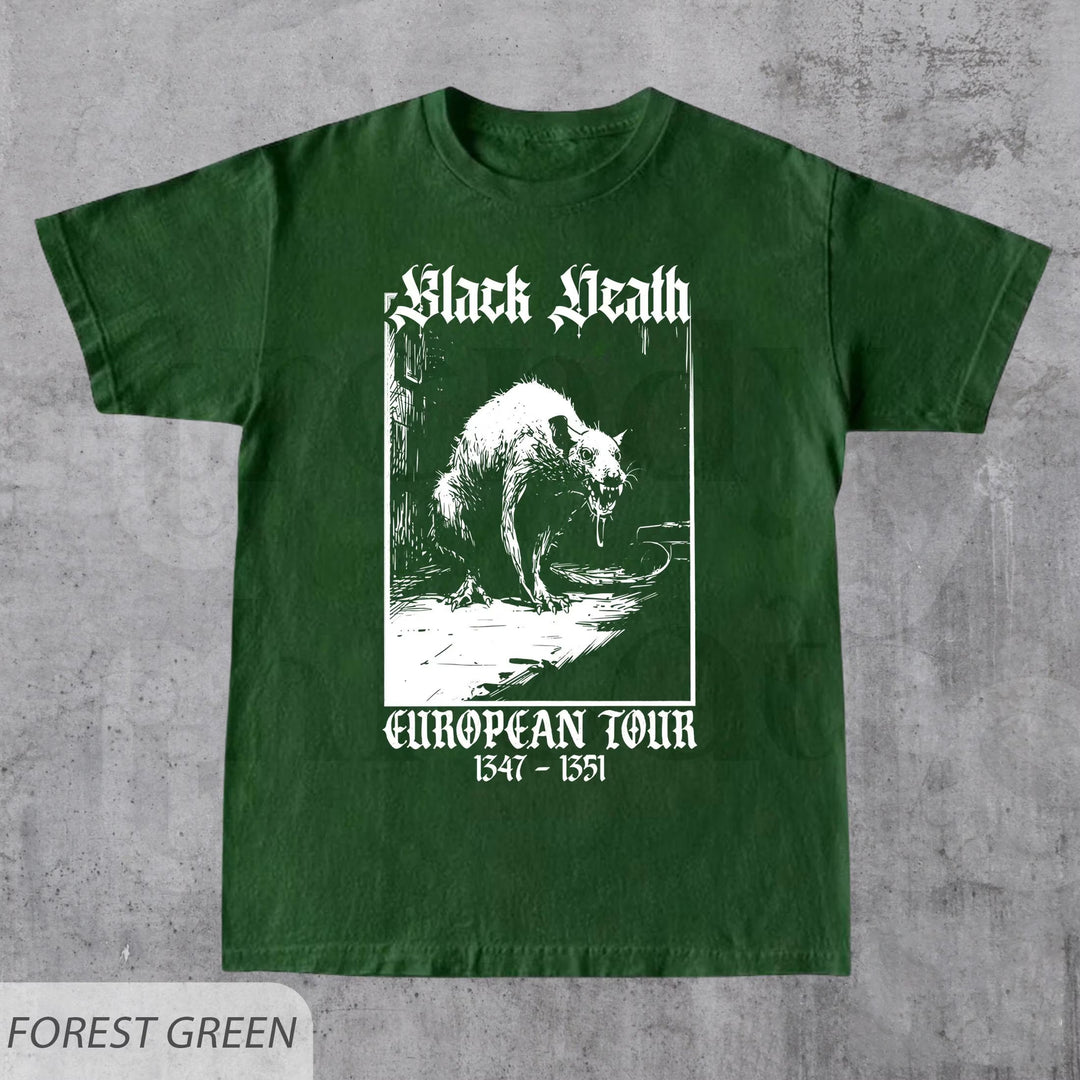 Black Death European Tour Vintage Graphic T-Shirt