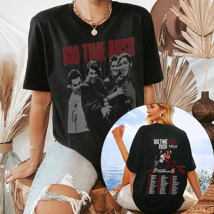 Big Time Rush In Real Life Worldwide Tour Two-Sided Shirt