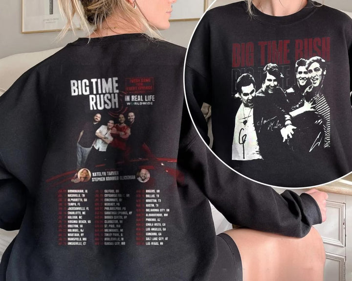 Big Time Rush In Real Life Worldwide Tour Two-Sided Shirt