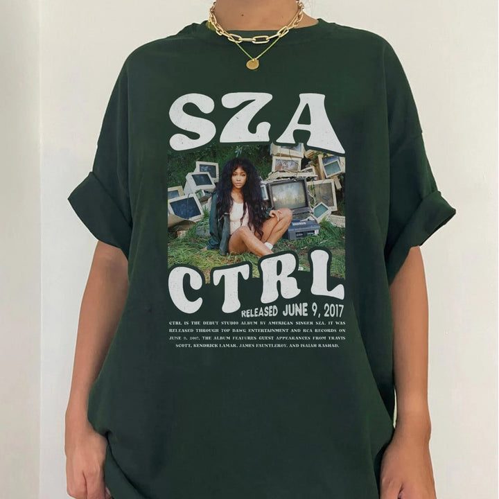 PersonalizedSZA Ctrl Unisex T-Shirt, SZA Hoodie, Sza Ctrl Fan Shirt, Sza Good Days