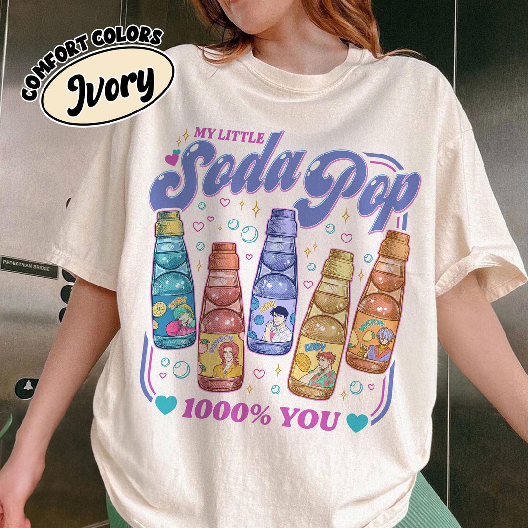 Saja Boys Soda Pop KPDH Comfort Colors Shirt, Saja Boys Huntrix PIN