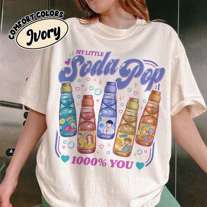 Saja Boys Soda Pop KPDH Comfort Colors Shirt, Saja Boys Huntrix PIN