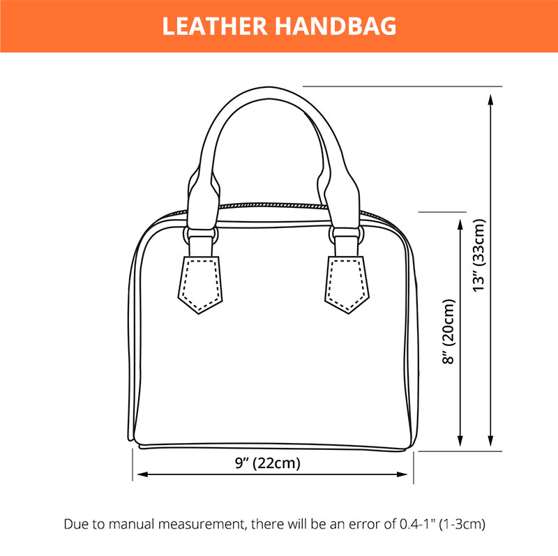 Cat Personalized Leather Handbag, Personalized Gift for Cat Lovers
