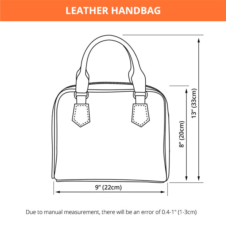 Cat Personalized Leather Handbag, Personalized Gift for Cat Lovers