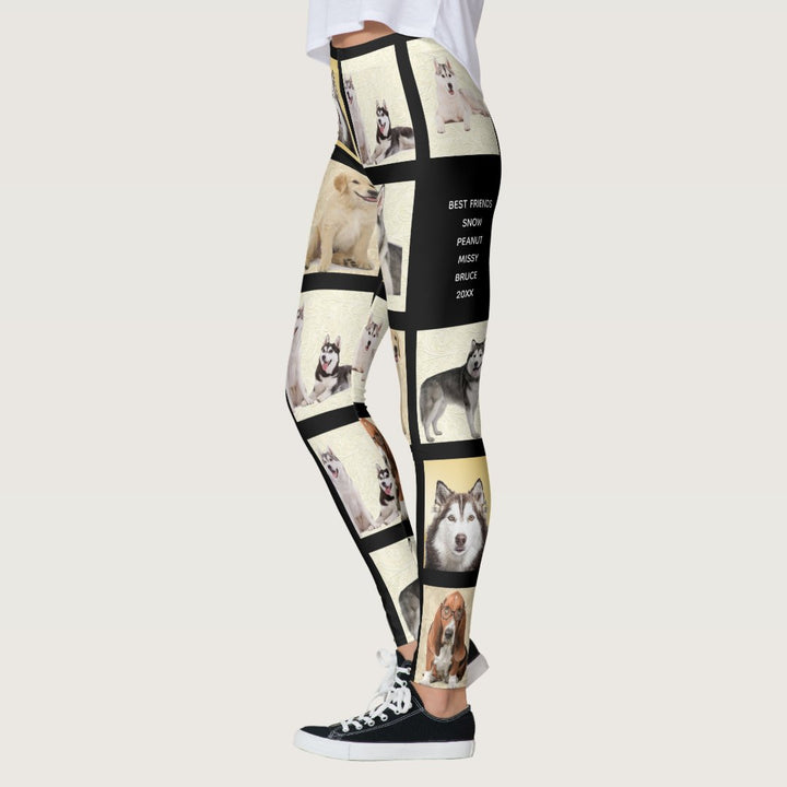 Customize Your 9 Photo Template Leggings