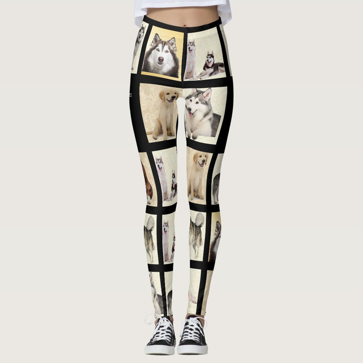 Customize Your 9 Photo Template Leggings