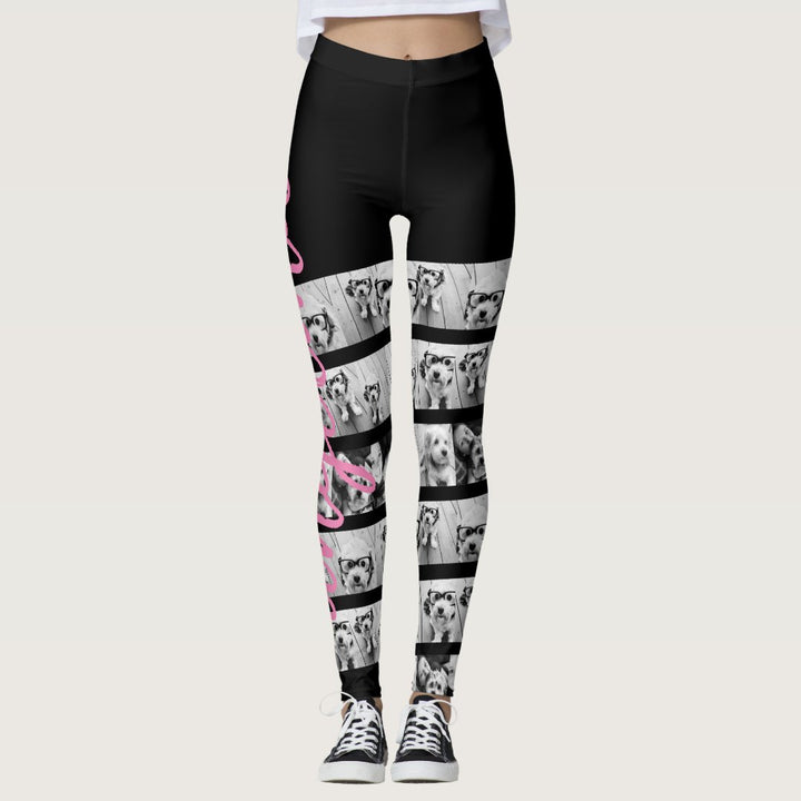12 Photos - Create a Custom Photo Collage Leggings
