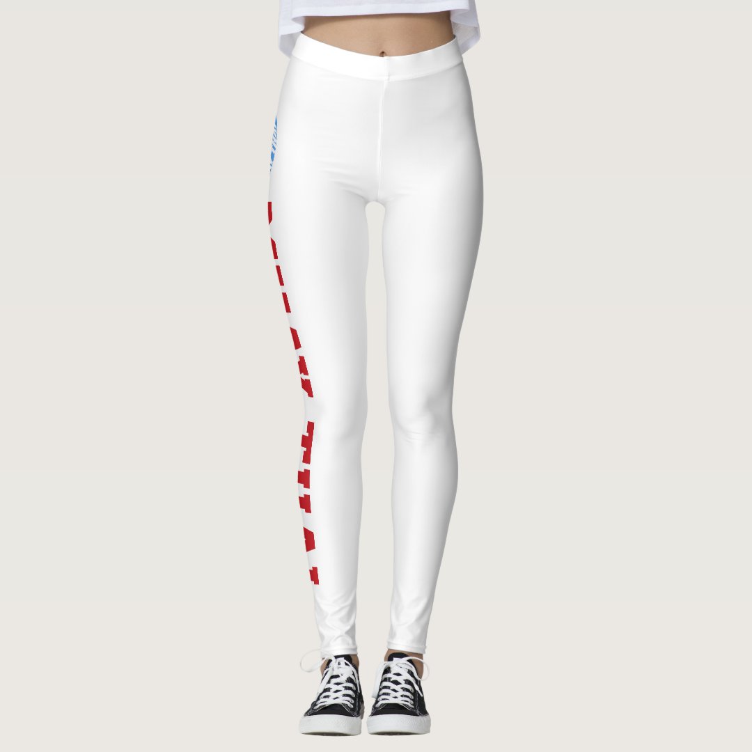 Customized logo, text yoga pants