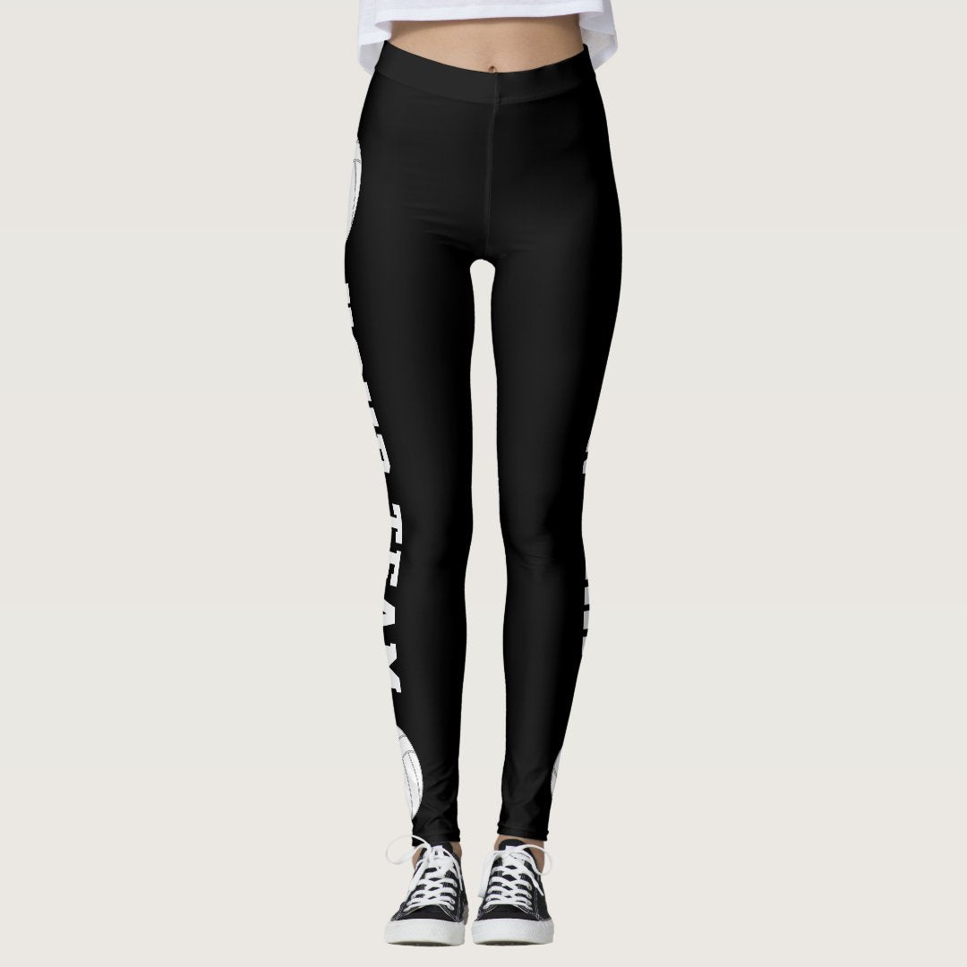Volleyball Custom Team Name & Player Number Leggings