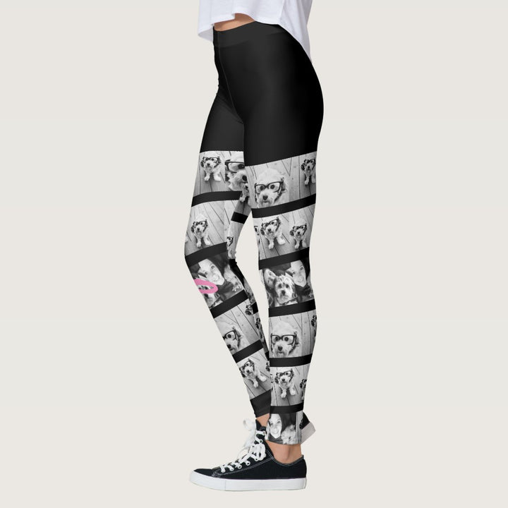 12 Photos - Create a Custom Photo Collage Leggings