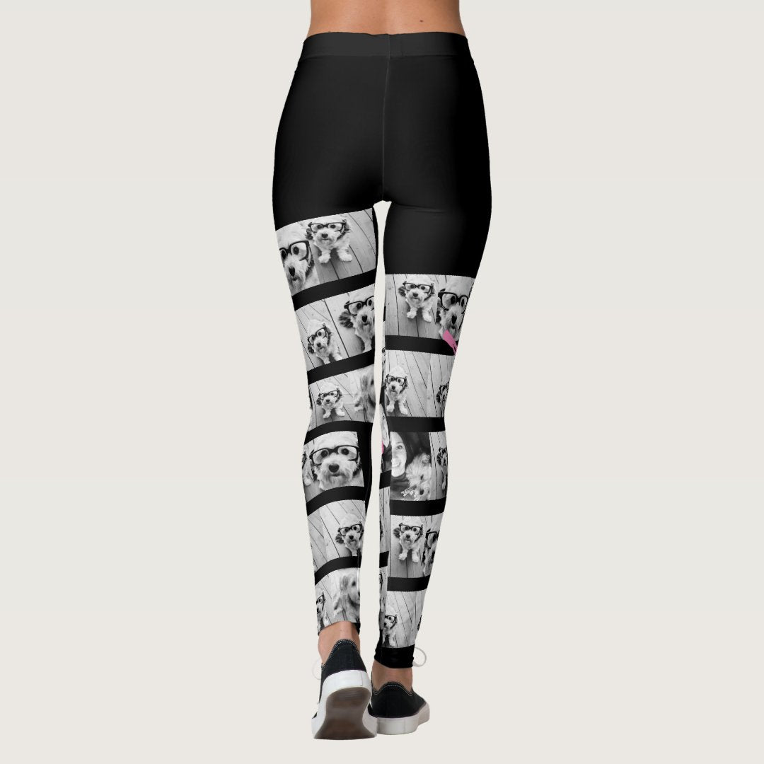 12 Photos - Create a Custom Photo Collage Leggings