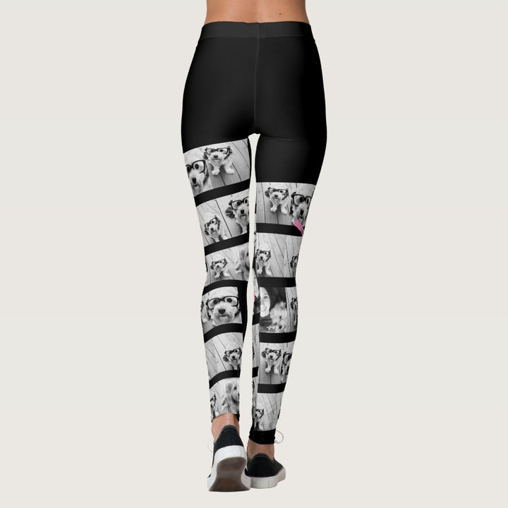 12 Photos - Create a Custom Photo Collage Leggings