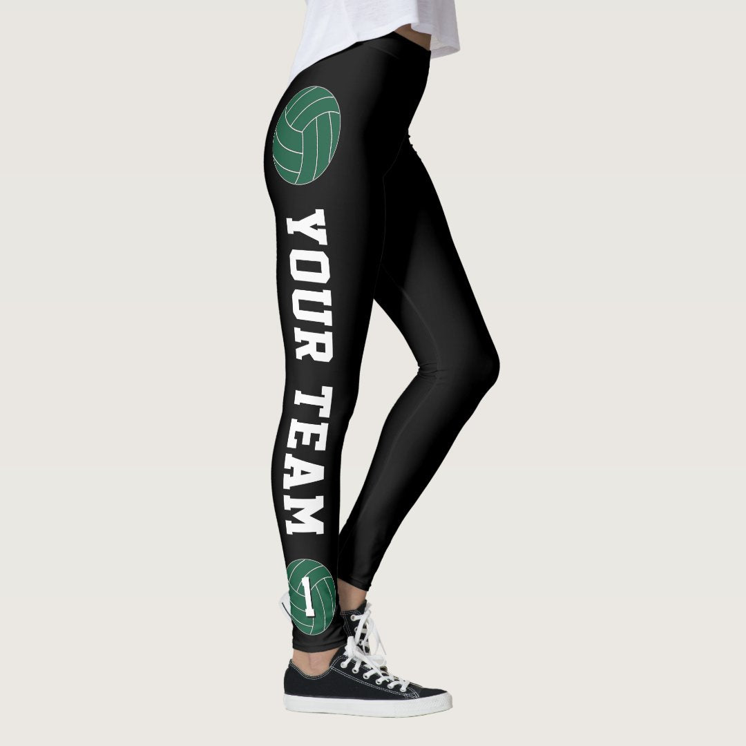 Volleyball Custom Team Name & Player Number Leggings