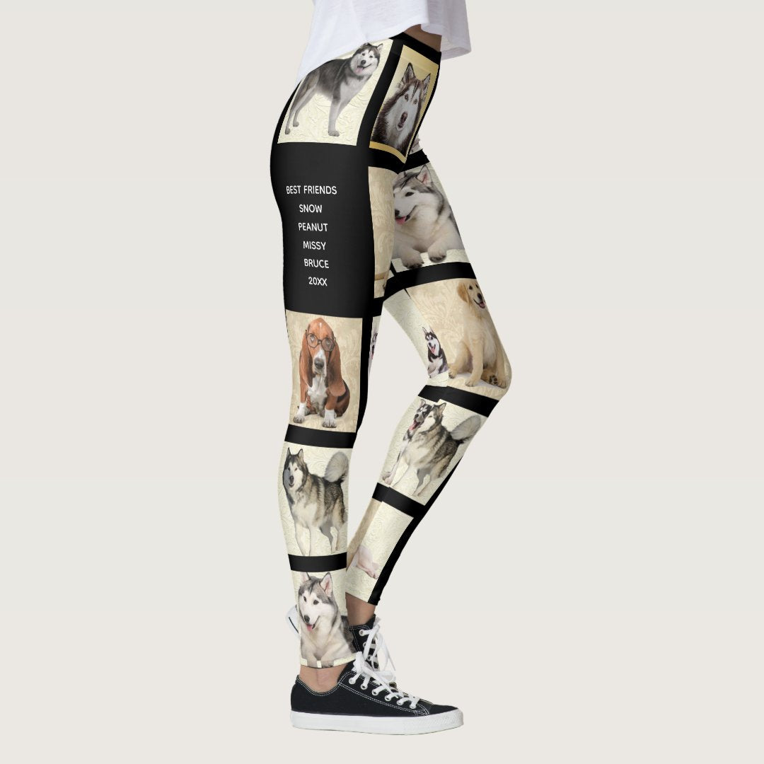 Customize Your 9 Photo Template Leggings
