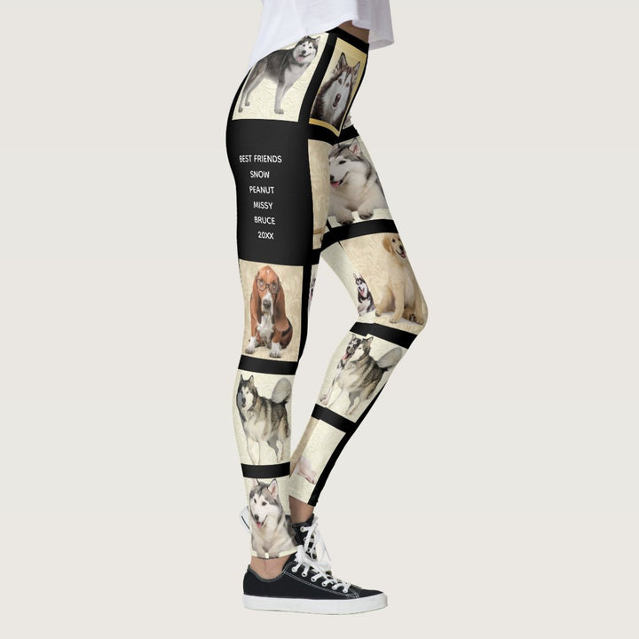 Customize Your 9 Photo Template Leggings
